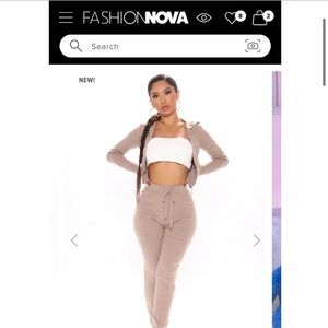 Fashionnova small size sweat suit